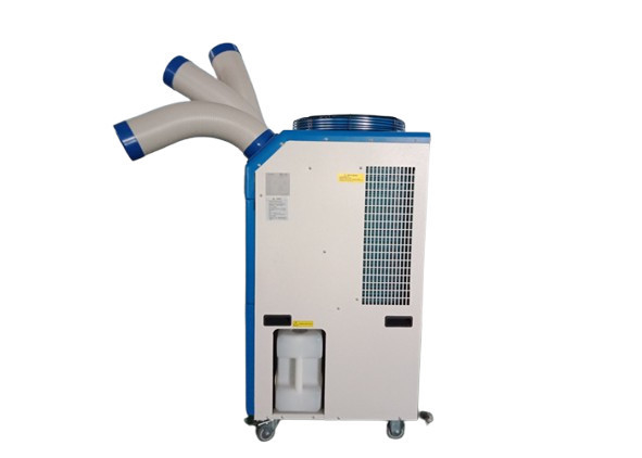 6.5kw रोटरी पोर्टेबल एयर कूलर कंडीशनर 22000btu एयर कूल्ड पोर्टेबल स्पॉट कूलर