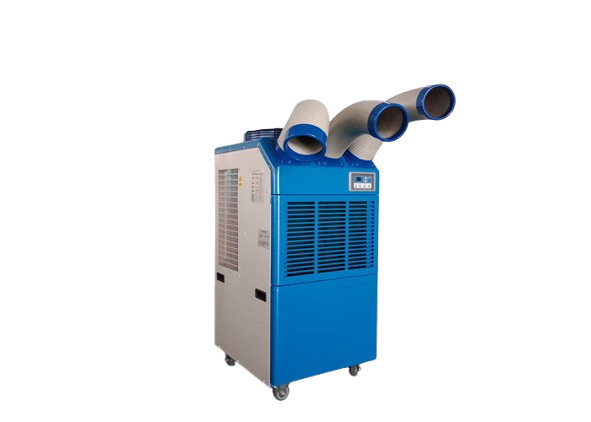 6500w पोर्टेबल स्पॉट एयर कंडीशनर 22000btu एयर कूल्ड एसी तीन नलिका पोर्टेबल स्पॉट कूलर