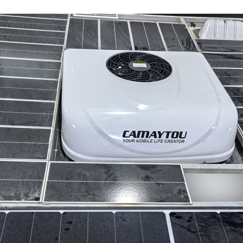 रूफ इलेक्ट्रिक पार्किंग डीसी 12v 24v 48v आरवी मरीन 12 वोल्ट एयर कंडीशनर पार्किंग कूलर कार आरवी वैन कारवां केबिन ट्रक बोट के लिए